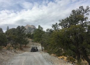 Jeep in Macks Canyon